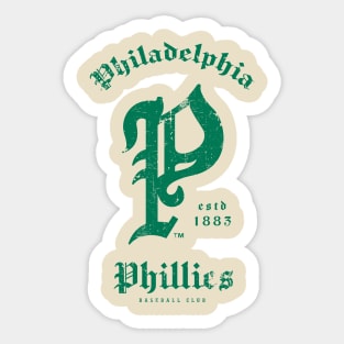 Vintage Phillies Baseball Sticker